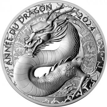 Preview: Frankreich Lunar Drache 1 oz Silber 2024 PP